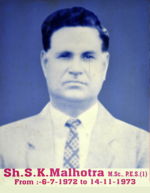 7 Sh S K Malhotra(1972-73)